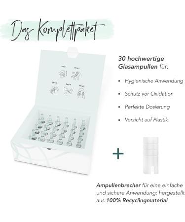 Hyaluron Booster FACES OF FEY - 1.25% Hyaluronic Acid Dermaroller Ampoules - 30 Premium Glass Ampoules for Intense Hydration and Skincare - Buy Online on SooperMarket.com