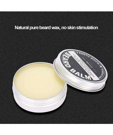 Men's Beard Care Balm - Moisturizing Mustache Wax | Prevent Split Ends & Falling | 60g Shaving Care - Buy Online on SooperMarket.com