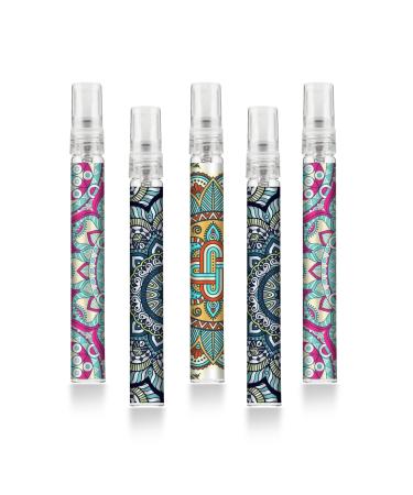 Shu mizara Portable Mini Refillable Perfume Atomizer Bottle Atomizer Travel Size Spray Bottles Accessories Atomizer Perfume Bottle Scent Pump Case for Travel Blue