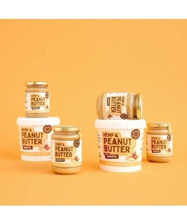Peanut Butter with Hemp - Almost Smooth Hemp & Nut Butter - 330 g Vegan & Vegetarian Friendly All Natural Peanut Butter - With Omega 3 & 6 Plant Based Protein & Fibre by Gaia s Farming Co. 330 g (Pack of 1) - Buy Online on SooperMarket.com