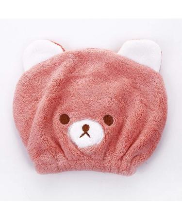 2 Pieces Absorbent Quick Drying Turban Kids Hair Turban Towel Quick Dry Hair Turban Towel Quick Hair Drying Quick Dry Hair Towel Kids Hair Dryer Rapid Drying Hair Towel Wrap Hair Towel Wrap