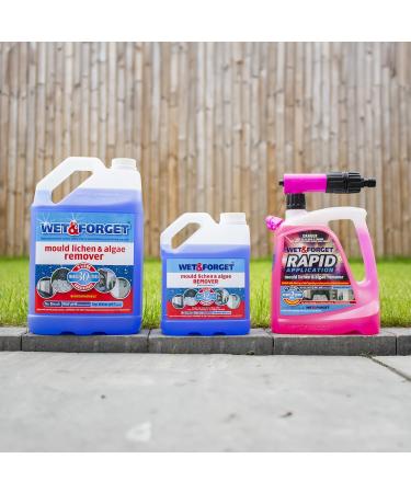 Wet & Forget 2L Mould, Lichen & Algae Remover - Bleach Free Outdoor Cleaning Solution - Buy Online on SooperMarket.com