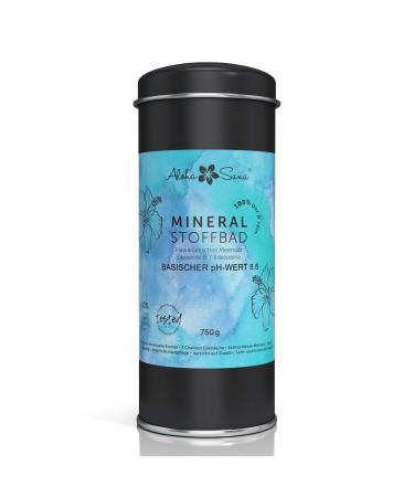 Aloha Sana |Base bath without additional and dyes |Basic powder made of Hawaiian salt (sea salt) and Lavaerde |Bathing additive for full bath foot bath shower stockings and wraps (750g) 750 g (1 Pack)