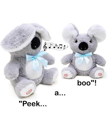 Toyland 30 cm Peekaboo Koala Plush Toy | Animated Singing Toy with Movable Ears | Perfect for Development - Buy Online on SooperMarket.com