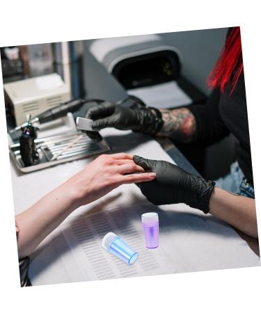 IMIKEYA 2 Sets Nail Stamp Girls Suit Nail Art Stencils Pro Tools Silicone Manicure Art Stamper Gel for Nails Manicure Kit Jelly Stamper Clear Fully Transparent Silica Gel Aurora 6.5X3X3CM Purple Blue - Buy Online on SooperMarket.com
