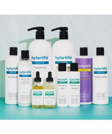 Style Factor Hyfortifia Biotin Shampoo & Conditioner Treatment | Shine Strengthen & Nourish Hair | Made in USA (Hair Scalp Intensive Oil 2 Oz) - Buy Now - Buy Online on SooperMarket.com
