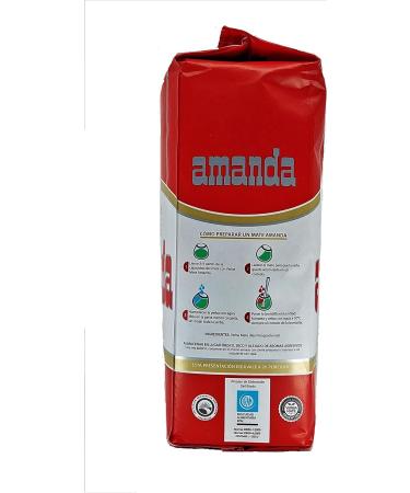 Yerba Mate Amanda Roja 1 kg - Premium Quality (Pack of 1) - Buy Online on SooperMarket.com