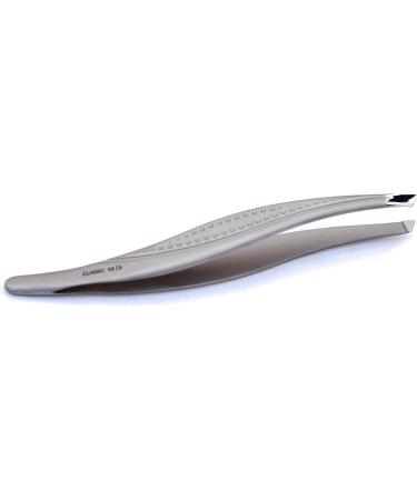 Staleks P-12 Eyebrow Tweezers with PVC Case | Precision Plucking Tool | 9.5 cm Length | International Shipping Available - Buy Online on SooperMarket.com