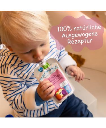 Buy Organic Quetschies by Marmaluzi - Premium Baby Fruit Pure for Kids 4 Months+ | International Shipping Available - Buy Online on SooperMarket.com