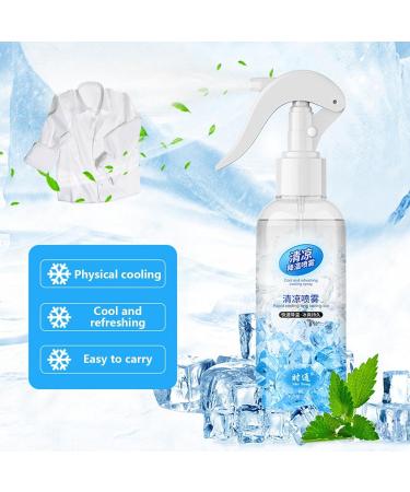 Lesunbak Cooling Spray for Body Cooling Face Mist Soothing and Protective 100ml Spray for Face and Body Summer Cooling Accessories to Keep Cool in the Heat - Buy Online on SooperMarket.com