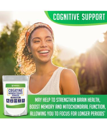 XPRS Nutra Vegan Creatine Monohydrate Powder - 453g Premium Bulk Creatine for Muscle Growth - Vegan Instantized Formula for Men and Women - 16oz - Buy Online on SooperMarket.com