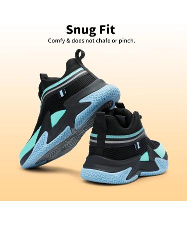 DREAM PAIRS Kids Basketball Shoes | Breathable Sports Sneakers - Black/Green - Size 1 Little Kid - Buy Online on SooperMarket.com