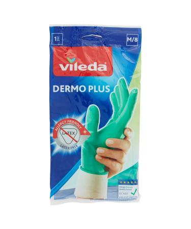 Vileda Dermo Plus/Soft & Gentle Rubber Gloves latex-free size M 1 pair