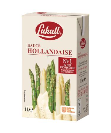 Lukull Hollandaise Sauce (1L) - Creamy Delicate Flavor | International Shipping Available - Buy Online on SooperMarket.com