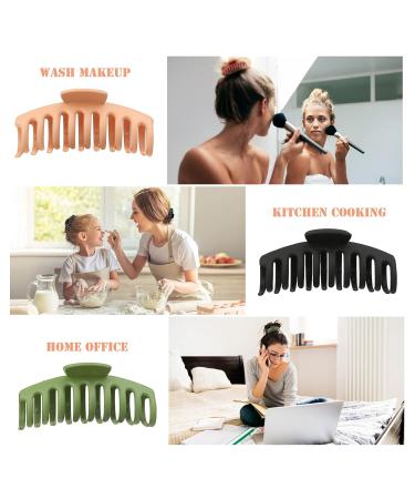 Buy Pack of 4 Non-Slip Plastic Hair Clips for Long Hair - Durable & Firmly Attached Women s Hair Accessories - Buy Online on SooperMarket.com