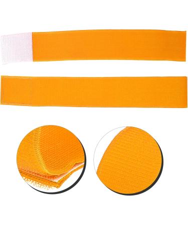Sosoport 4 Pcs Self-Adhesive Ankle Strap - Sticky Foot Bands for Yoga Training | Yellow Yoga Foot Straps 31.2x4.8x0.2cm - International Shipping Available - Buy Online on SooperMarket.com