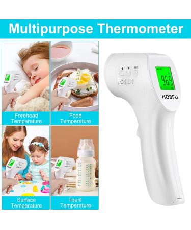 Non-Contact Forehead Thermometer for Adults - 3 in 1 LCD Display, Fever Alarm, Accurate Readings - Buy Online on SooperMarket.com