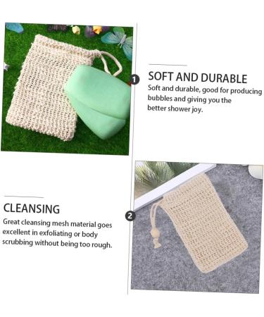 Healeved 8 Pcs Cotton Linen Soap Sisal Soap Net Exfoliating Soap Soap Small Soap - Buy Online on SooperMarket.com