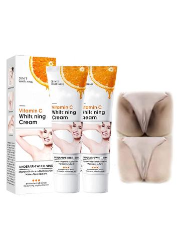 Remover Dark Spot Corrector Cream Natural Skincare Underarm Cream for Armpit  Neck  Knees  Elbows  Inner Thigh  Private Parts (2 PCS)