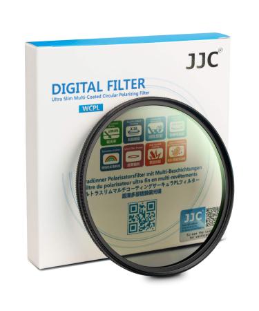 JJC Professional 58mm Circular Polarizer Filter HD 18-Layer CPL Filter for Canon EOS Rebel T7 T6 T8i T7i T6i T6s T5i SL3 SL2 90D 80D with EF-S 18-55mm Kit Lens & Other Lenses with 58mm Filter Thread