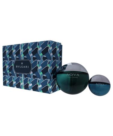Bvlgari Bvlgari Aqva Men 3.4oz EDT Spray 0.5 EDT Spray 2 Pc Gift Set - Buy Online on SooperMarket.com