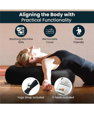 2Living Yoga Set: Bolster, Strap, and E-book - Complete Your Yoga Practice - Buy Online on SooperMarket.com