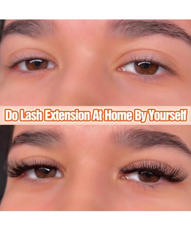 Lash Clusters 120Pcs DIY Individual Eyelash Extensions Natural Look D Curl 8-16MM - Charming - Buy Online on SooperMarket.com