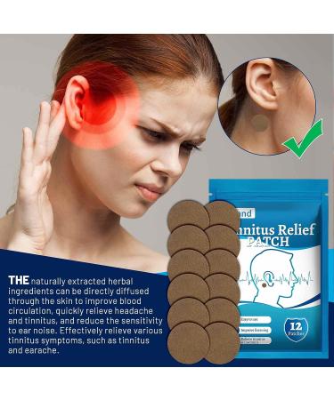 Tinnitus Relief Patches - Natural Herbal Formula for Ringing Ears | Improve Hearing & Boost Circulation - Buy Online on SooperMarket.com