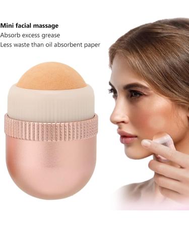 Oil Absorbing Face Roller | Reusable Mini Volcanic Roller for Oily Skin | Portable Facial Massage Tool - Buy Online on SooperMarket.com