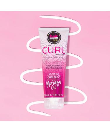 The Curl Company Enhance & Perfect Curl Cream 200ml with Curplex & Moringa Oil. Ideal for Curls & Waves - Buy Online on SooperMarket.com