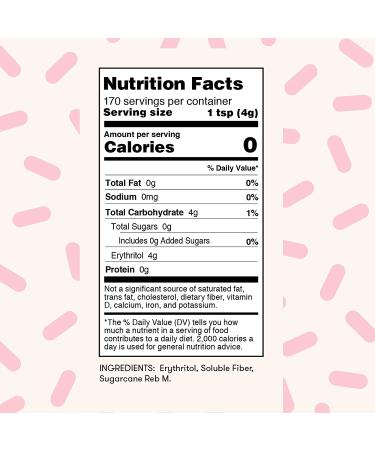 Purecane No Calorie Baking Sweetener - 24 oz (680g) | Zero-Calorie Sugar Substitute - Buy Online on SooperMarket.com