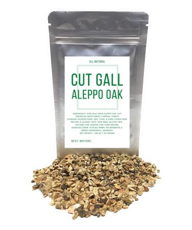 Cut Gall From Oak Trees - Natural Textile Dye - Dried Cut & Natural Quercus Infectoria - Net Weight: 1.48oz/42g - also known as spangle gallnut nutgall oak apple and oak gall
