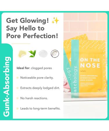 Patchology Acne Nose Strips - Hydrocolloid Patches for Clearer Skin | Gentle & Effective 5 Ct - Buy Online on SooperMarket.com