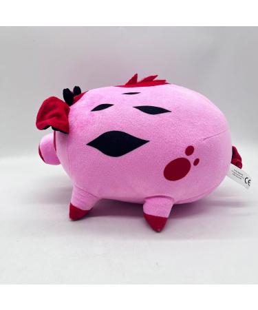 Hazbin Hotel Fat Pig Plush Toy - Helluva Boss Chibi Figure for Sofa Couch Decor - 18 cm Kids Pink - Buy Online on SooperMarket.com
