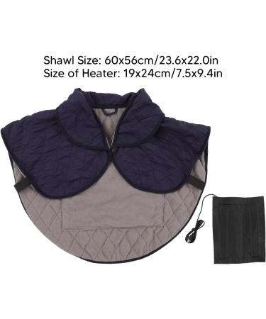 Hztyyier Electric Heating Cushions | Portable USB Heating Pillows | Cold-Resistant Polyester | Perfect for Seniors - Dark Blue - Buy Online on SooperMarket.com