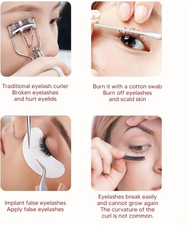 Heated Eyelash Curler with 2 Adjustable Temperature Settings for Long Lasting Curling Curved Design with Gentle Silicone Pad (Socobetafa0wr9u54n-11) - Buy Online on SooperMarket.com