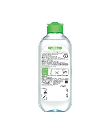 Garnier Skin Naturals Micellar Cleansing Water 400ml for Combination & Sensitive Skin - Buy Online on SooperMarket.com