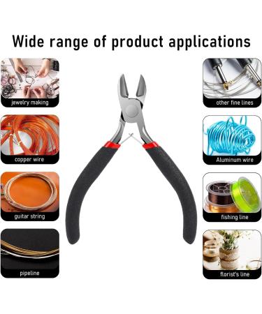 Wire Cutters Small Side Cutters for Crafts Flush Cutting Pliers for Jewelry Making Wire Pliers Floral Wire Cutters Tools for Floral Guitar Strings Cut Needs - Buy Online on SooperMarket.com