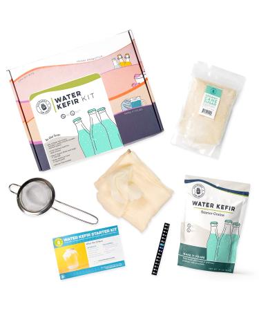 Cultures For Health Water Kefir Starter Kit | Easy To Maintain Kefir Starter Culture | Bulgaros De Leche Vivos | Reusable Without Loss Of Nutrients | Natural, Non GMO, Gluten Free | Soda Alternative