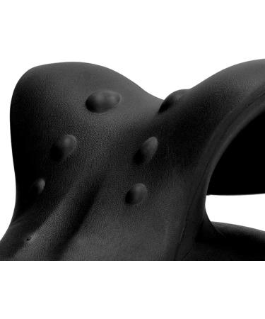 Cervical Traction Device Ergonomic Arcshaped Neck and Shoulder Relaxer for Pregnant Women for Home Use (Black) - Buy Online on SooperMarket.com