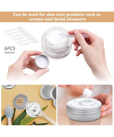 Veuwolm 30-Piece Aluminum Cocks Set - Travel Cream Boxes with 72 Round Stickers Empty Lip Balm Cans for Cosmetics 15ml Silver - Buy Online on SooperMarket.com
