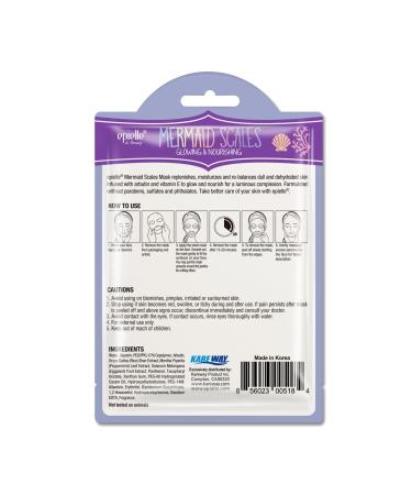 Buy Epielle Mermaid Scales Character Masks - 6 Pack | International Shipping Available - Buy Online on SooperMarket.com
