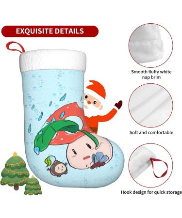 YYHHAOFA Sunflower Seeds and Mushroom Prints Christmas Decorative Stockings : Soft Light and Tactile Suitable for Christmas Holiday Party - Buy Online on SooperMarket.com