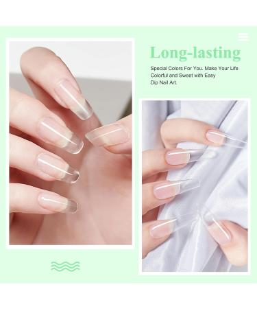 French Manicure Starter Kit 28g Box - Clear Dipping Powder for Pink & White Dip Nails - HJ-ND064B - Buy Online on SooperMarket.com