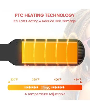 Premium Hair Crimpers & Wavers - Titanium Ceramic Styling Tools for Women | Fast Heating Dual-Voltage Hair Volumizer - Buy Online on SooperMarket.com