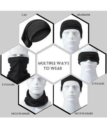 SATINIOR 6-Piece Spandex Dreadlock Caps Unisex Elastic Bands for Long Hair Dreads in Dark Colors - Buy Online on SooperMarket.com