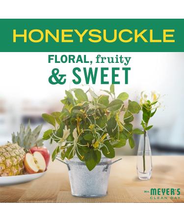 Mrs. Meyer's Honeysuckle Hand Soap Refill - 2 Pack, 33 Fl. Oz - Biodegradable Formula with Essential Oils - Buy Online on SooperMarket.com