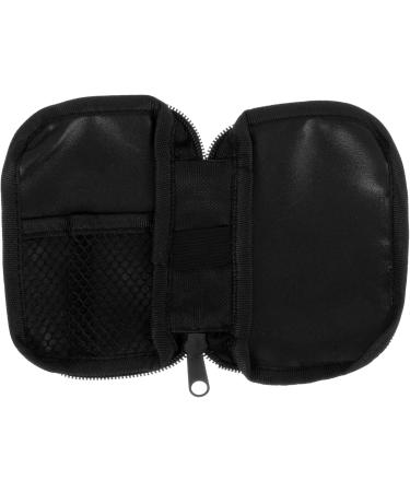 KALLORY 4 Pcs Blood Meter Storage Bag Zipper Storage Bags Meter Case Carrying Bag Medical Blackx2pcs 13x8.5cmx2pcs - Buy Online on SooperMarket.com