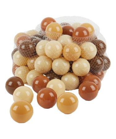 Bieco Balls for Ballebad Chocolate Bliss |100 pieces |Colorful balls |Ballebad Kinder |Ballebad Baby |Ballebad |Ballebad Balls |Baby Ball |Ball Kinder |Games for outside