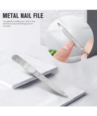 FERYES Stainless Steel Nail Clippers for Thick Nails - Wide Jaw Toenail Cutter with Metal File for Seniors, Men & Women - Gray - Buy Online on SooperMarket.com